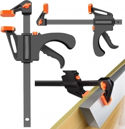 Clește de prindere cu eliberare rapidă, operare cu o singură mână 205 mm