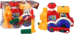 Locomotivă de plastic cu șuruburi 22 cm