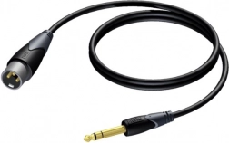 Cablu XLR masculin - Jack 6,3 mm masculin stereo 3 m