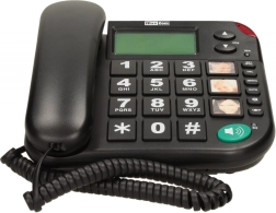 Maxcom KXT 480 BB telefon cu fir negru, cu butoane mari