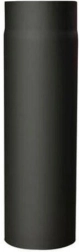 Tub de fum cu orificiu 120 mm, lungime 250 mm, negru