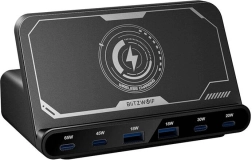 Încărcător rapid BlitzWolf 160W, negru