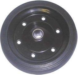 Roată plină 250 mm cu disc metalic, lagăr de alunecare (butuc 20 mm)