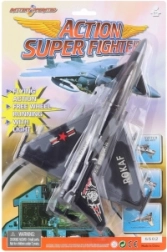 Avion de vânătoare pe baterii cu agățare rotativă