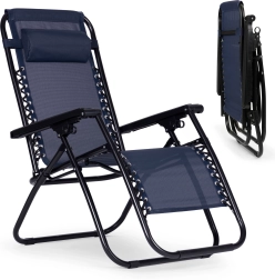 Scaun de grădină cu spătar reglabil ZERO GRAVITY ModernHome