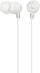 Căști Sony MDR-EX15AP cu microfon, albe