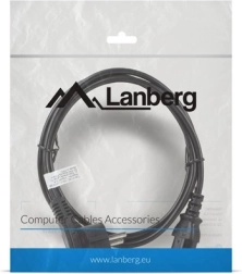 Cablu de alimentare 1,8M negru cu conectori CEE 7/7 - IEC 320 C13