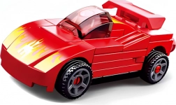 Sluban Power Bricks mașină cu întoarcere sport roșie