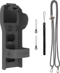 Husă de protecție cu șnur și curea pentru DJI Osmo Pocket 3 – gri