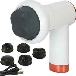 Pistol de masaj wireless 5‑în‑1 împotriva celulitei și pentru tonifierea corpului