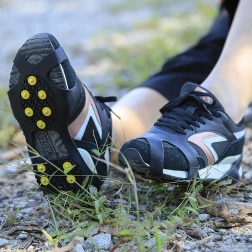 Ornamente antiderapante pentru încălțăminte cu țepi metalici, TPE elastic, mărime 42–48