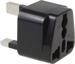 Adaptor de călătorie EU la UK Maclean MCE154 negru