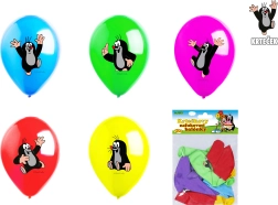 Baloane gonflabile 30 cm Krtek – set 10 bucăți, 5 modele
