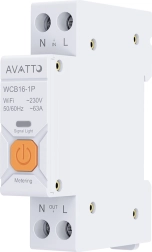 Întreruptor inteligent cu Wi‑Fi Avatto WCB16-1P cu măsurarea consumului