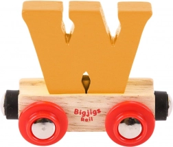 Vagon de lemn „W” de la Bigjigs Rail