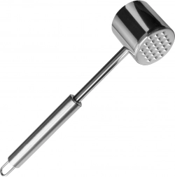 Tocător de carne tenderizer din inox cu două fețe LUXY 27 cm