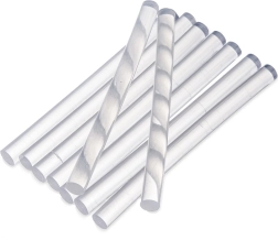 Batoane de lipici termofuzibil pentru pistol de lipit 7 mm, 10 buc.