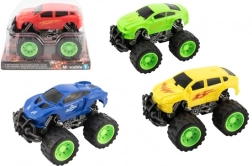 Mașină off-road cu mecanism de inerție, cu roți mari, 13 cm, plastic
