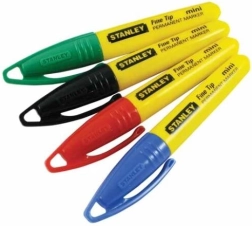 Marker mini permanent STANLEY – mix de culori