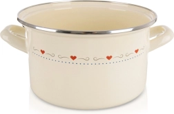 Oală emailată crem TONCA 22 cm, 4 l