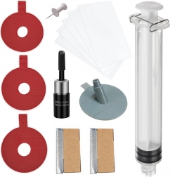 Set pentru repararea parbrizului – reparație rapidă a fisurilor și ciobiturilor