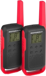 Motorola Talkabout T62 PMR446 stații de emisie-recepție, roșu-negru