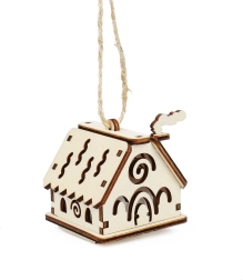 Magia lemnului căsuță mică cu valuri