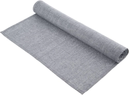 Traversă de masă din poliester 140 × 40 cm – Gri deschis
