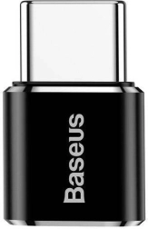 baseus adaptor micro usb la usb‑c otg, negru