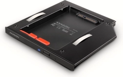 Cadru SSD/HDD pentru notebook AXAGON 9,5 mm LED aluminiu