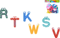 Alfabet magnetic din lemn