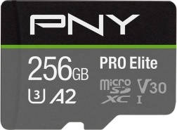 Card de memorie MicroSDXC 256GB PNY PRO Elite