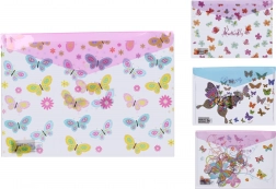 Mapă cu capse 35,8 × 26 cm – motiv Fluture