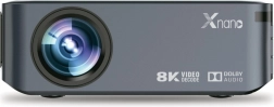 Proiector LED Xnano Android 9.0 cu WiFi și suport HDMI USB 4K
