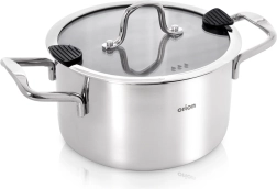 Oală din inox cu capac VENICE 24 cm, 6,2 l