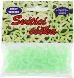 C-uri care strălucesc în întuneric – set din plastic 20 g