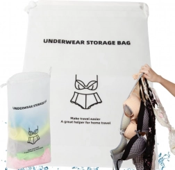 Organizator de călătorie impermeabil pentru lenjerie în valiză