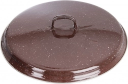 Capac emailat maro 32 cm