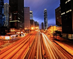 Set pentru pictură cu diamante 5D – oraș noaptea, 40 × 50 cm