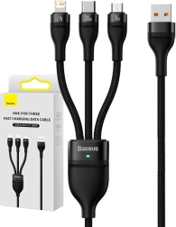 Cablu USB Baseus Flash Series 3‑în‑1