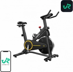 Bicicletă de exerciții Urevo T1 negru-galben