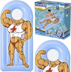 saltea plutitoare gonflabilă BESTWAY cu imprimeu amuzant