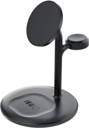 Încărcător wireless magnetic MagScape 3în1 negru