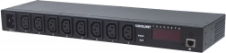 PDU rack administrată 19" 1U, 8x C13, 110–250 V / 16 A, management IP