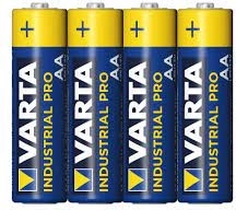 Baterii alcaline VARTA Industrial Pro AA, 4 bucăți