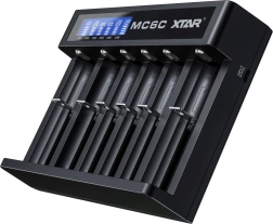 Încărcător pentru acumulatori Li‑ion 18650 XTAR MC6C