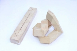 Șarpe Puzzle din Lemn Natur