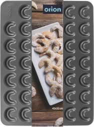 Formă pentru cornulețe din oțel carbon 42 × 32 cm