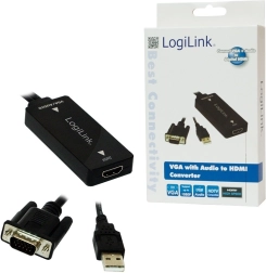 Convertor VGA la HDMI cu audio