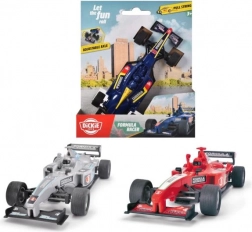 model de curse Formula 1 de 14 cm cu sfoară, scară 1:32, 3 culori